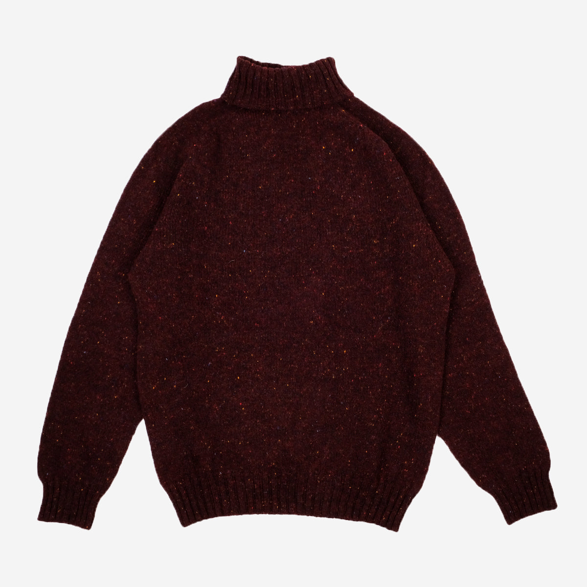 Wool Nep Twist Turtleneck - Lewis