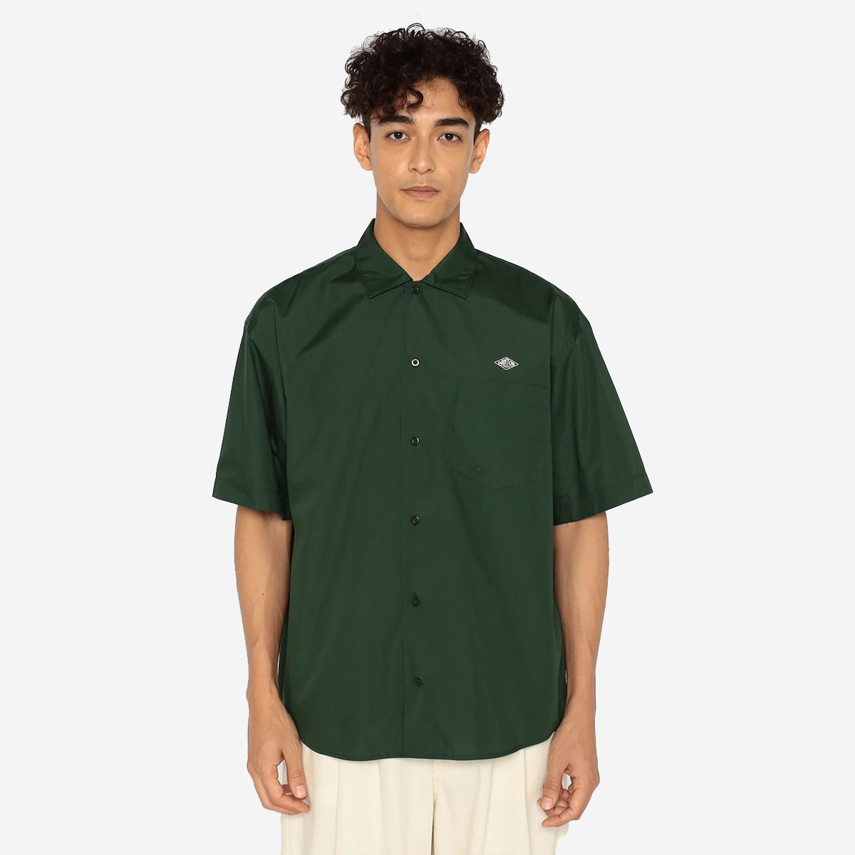 Work Shirt - Broadcloth - Olive (Back Logo)