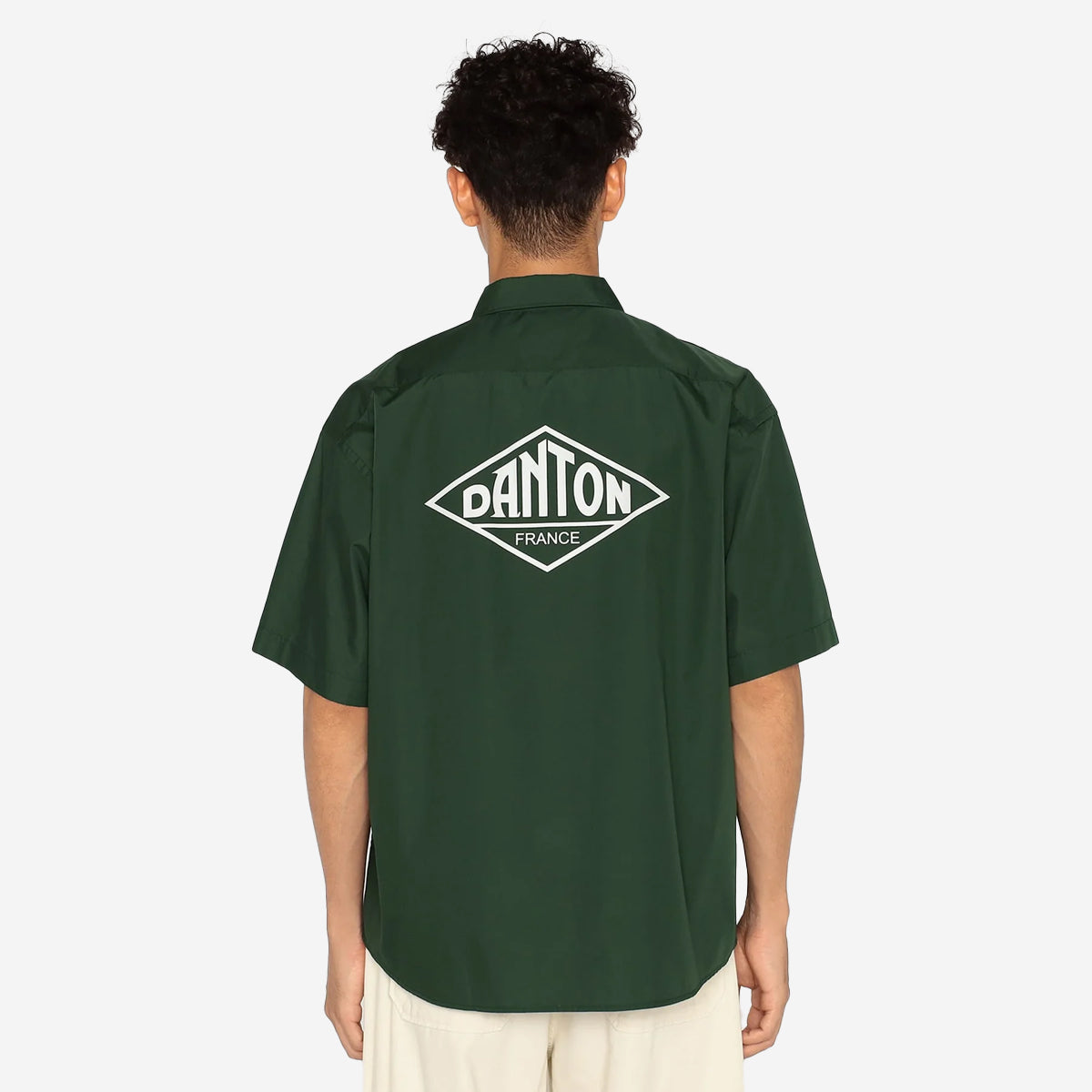 Work Shirt - Broadcloth - Olive (Back Logo)