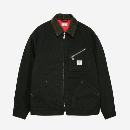 Work Short Jacket Canvas - Bottle Green