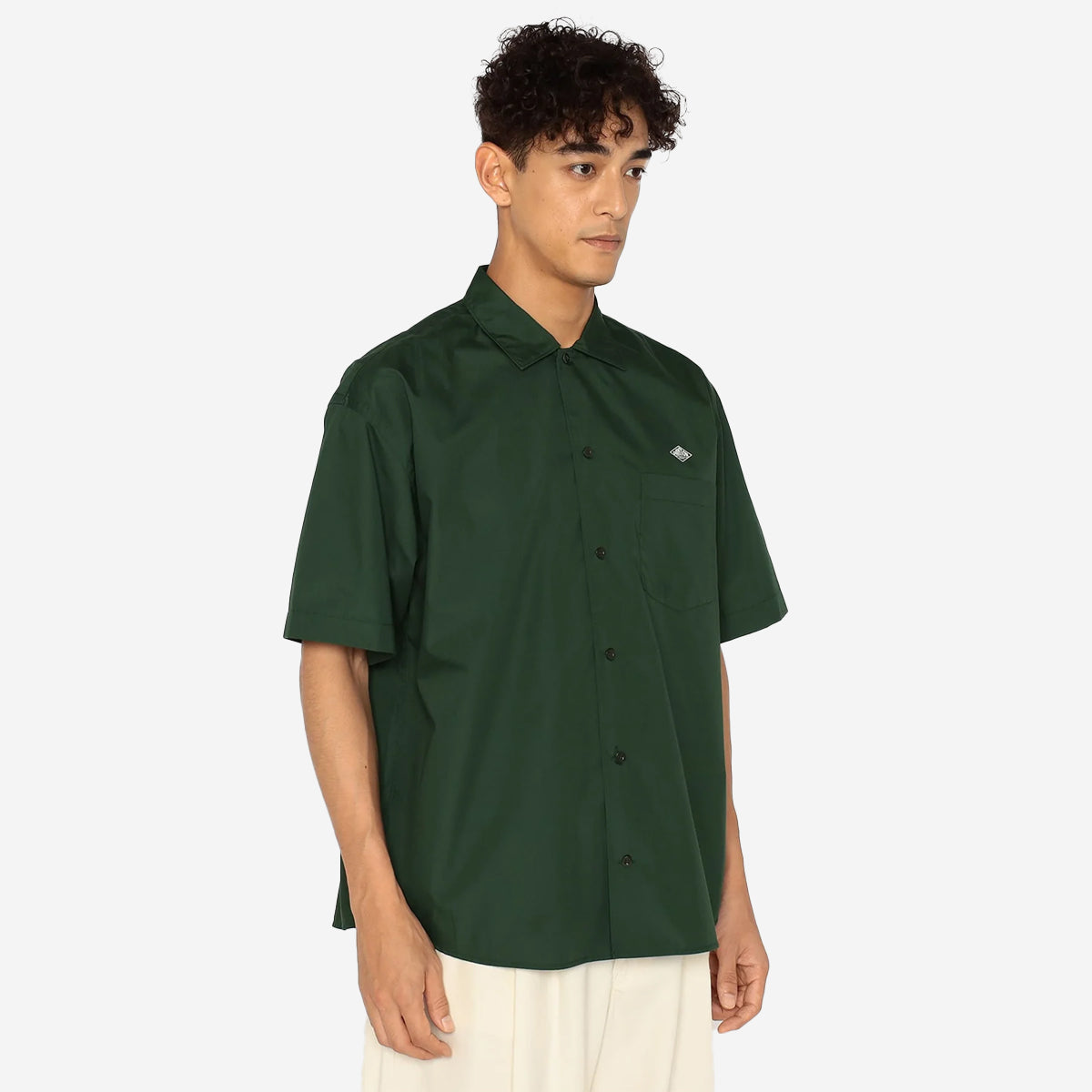 Work Shirt - Broadcloth - Olive (Back Logo)