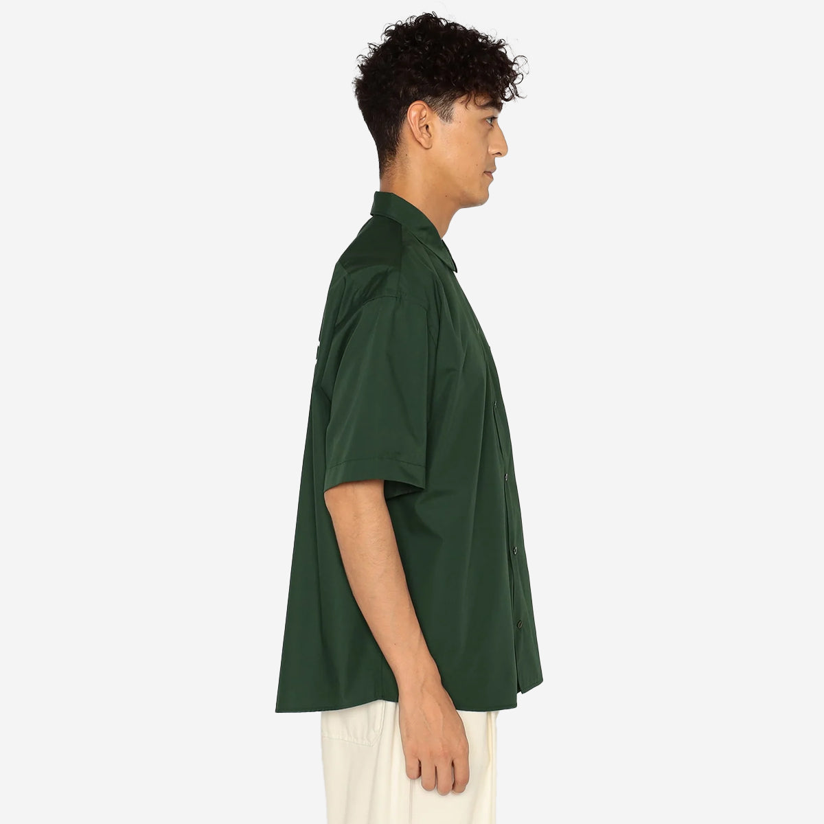 Work Shirt - Broadcloth - Olive (Back Logo)