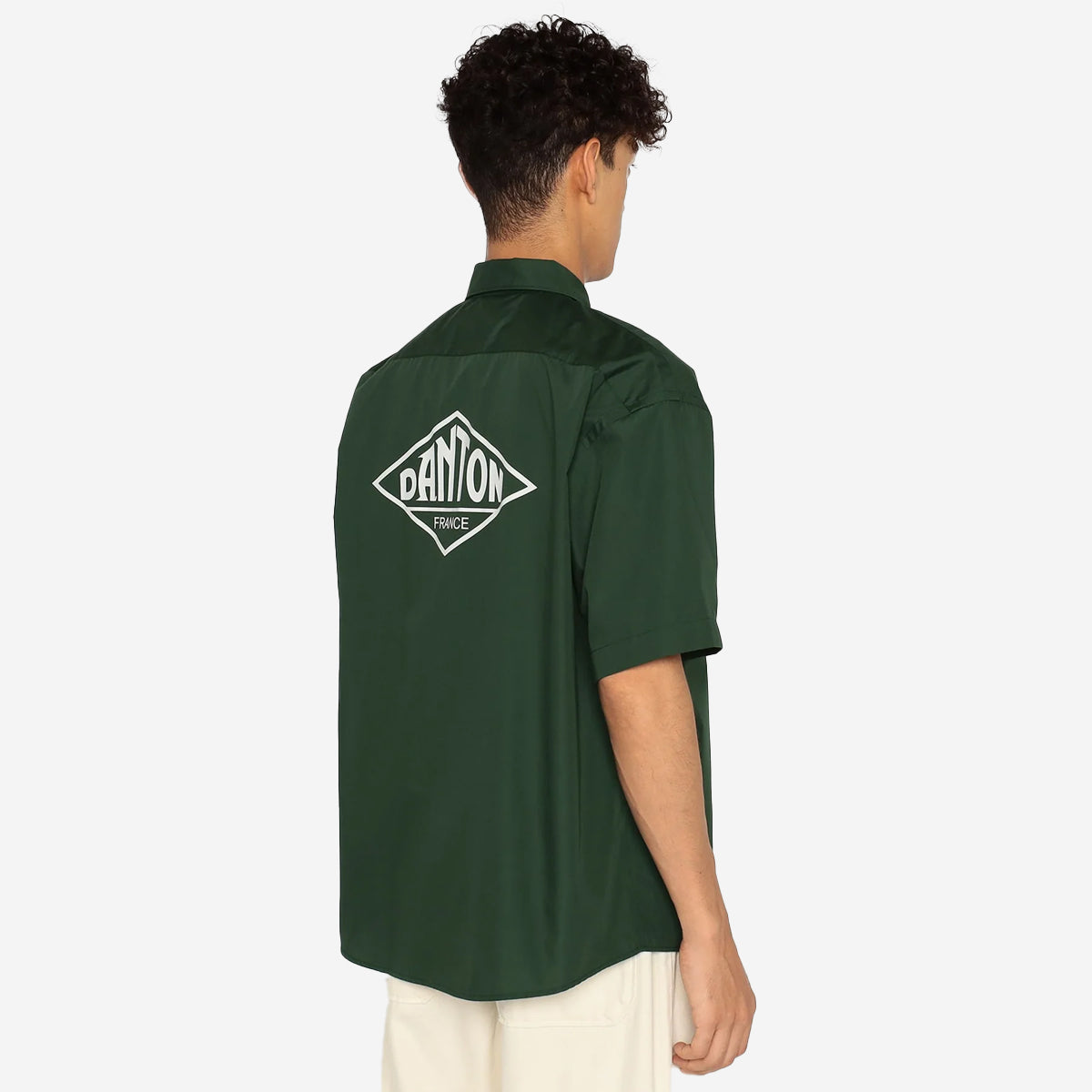 Work Shirt - Broadcloth - Olive (Back Logo)