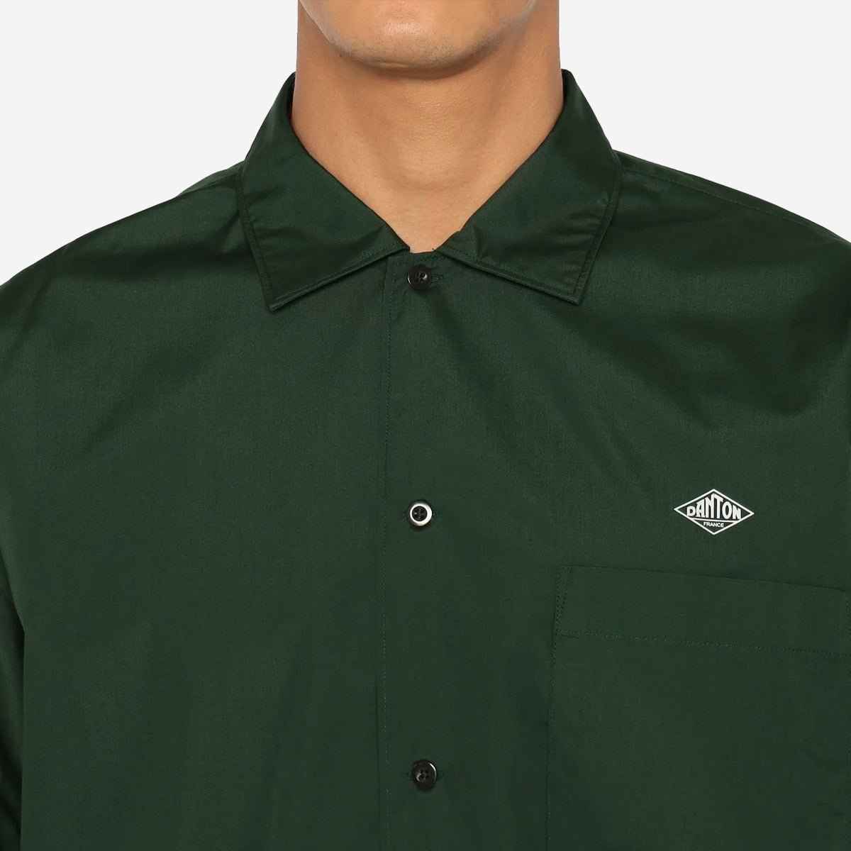 Work Shirt - Broadcloth - Olive (Back Logo)