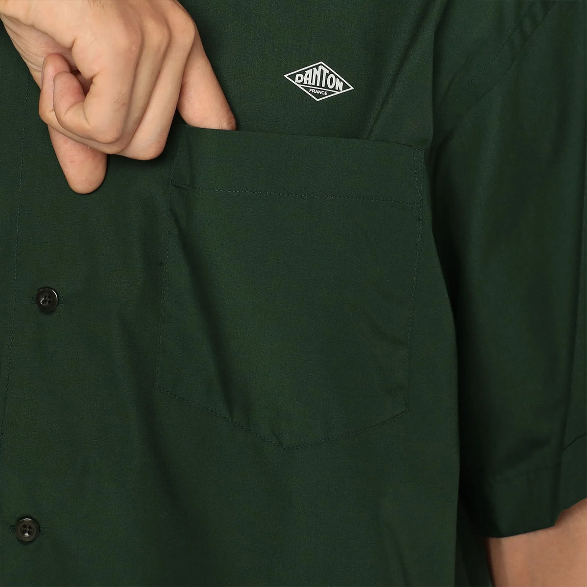 Work Shirt - Broadcloth - Olive (Back Logo)