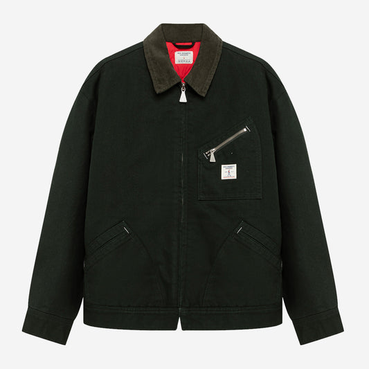 Work Short Jacket Canvas - Bottle Green