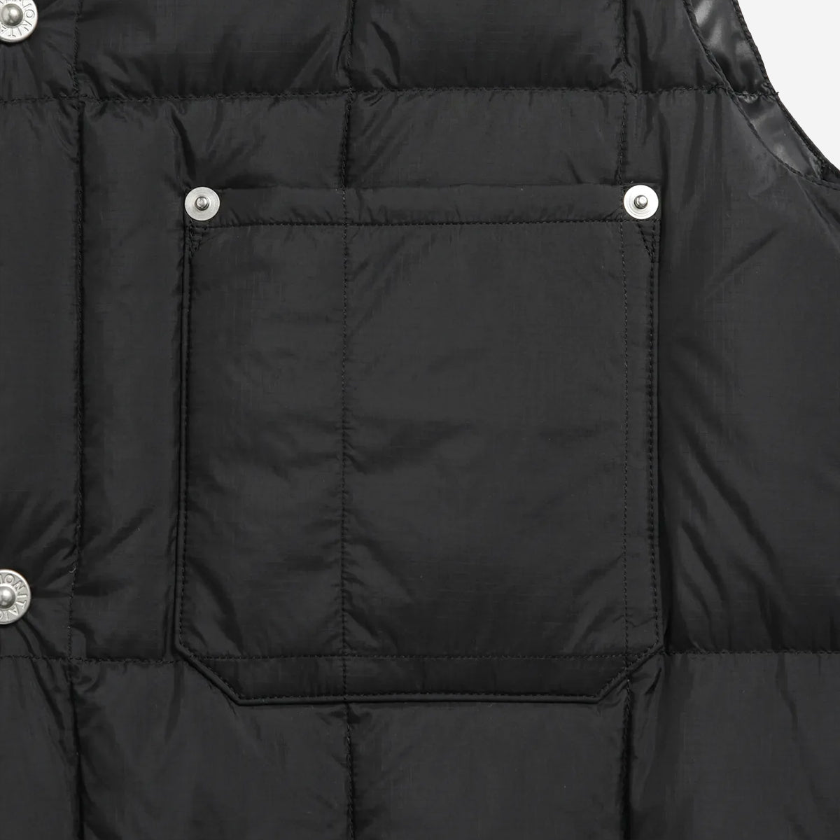 Work V-Neck Button Down CORDURA Vest - Dark Navy