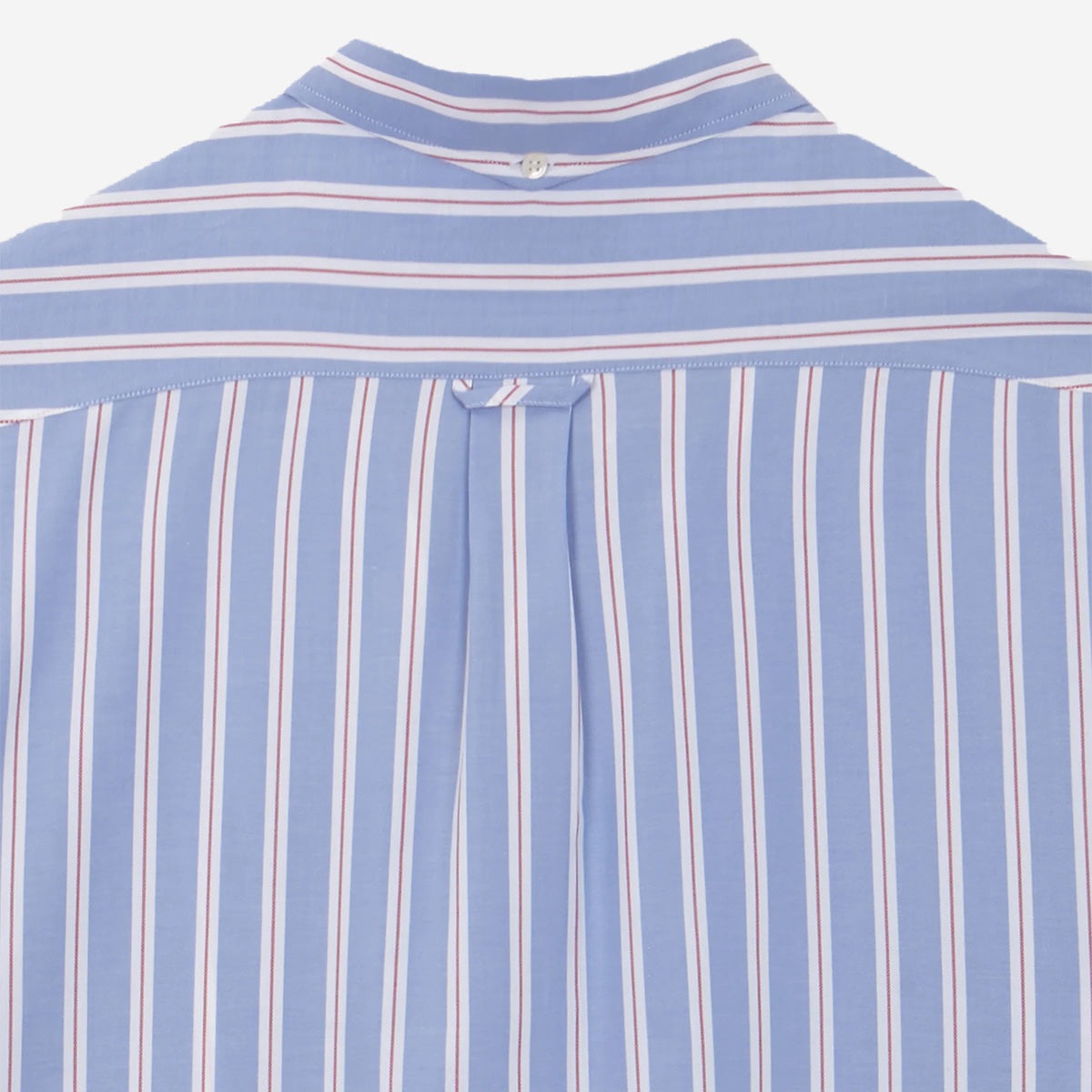 Baggy LTW Oxford S/S Shirt - Blue/Red Stripes