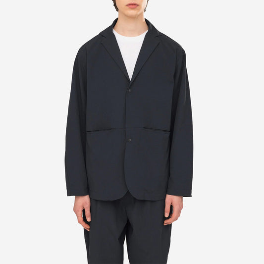 Smart Technical Ripstop Blazer - Dark Navy