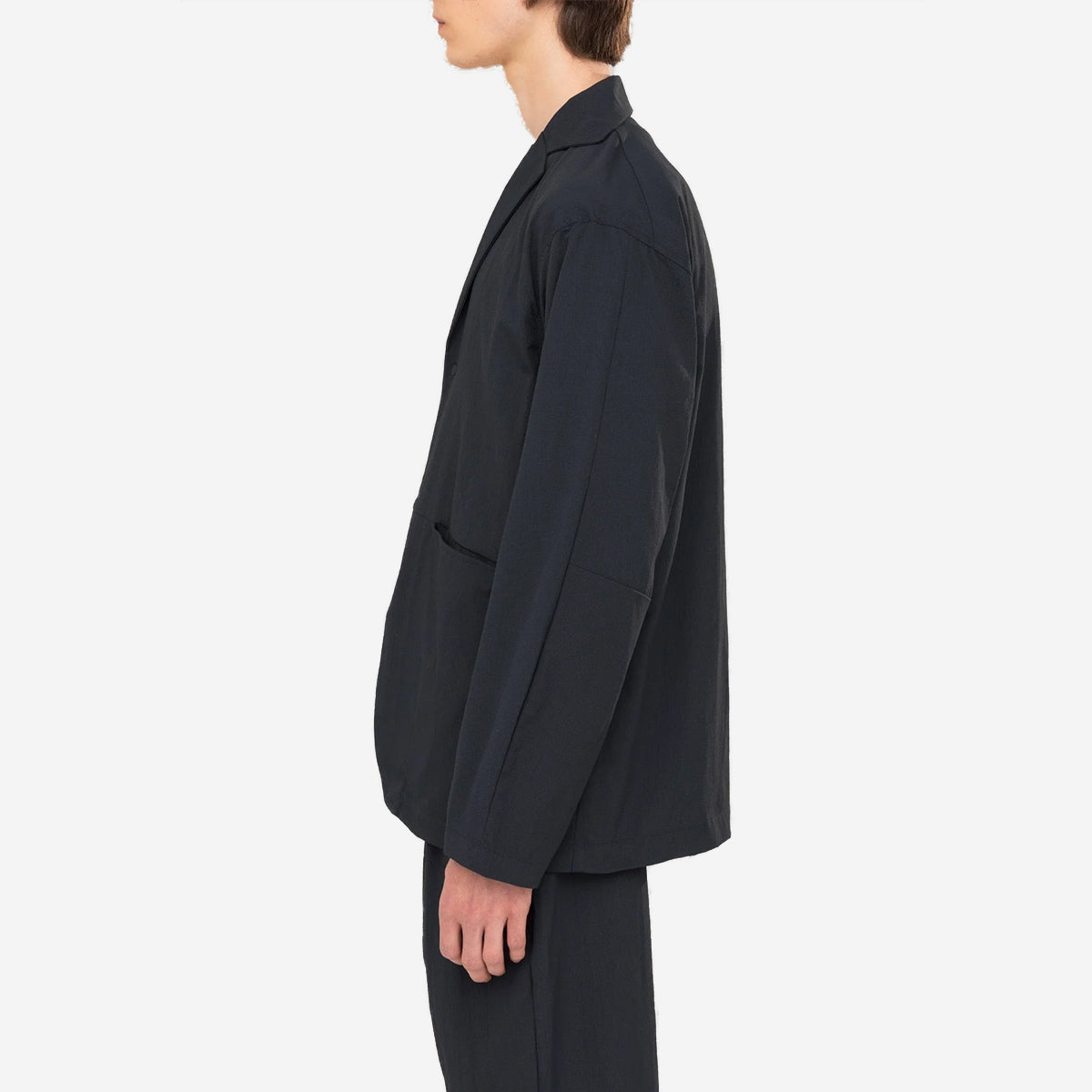 Smart Technical Ripstop Blazer - Dark Navy