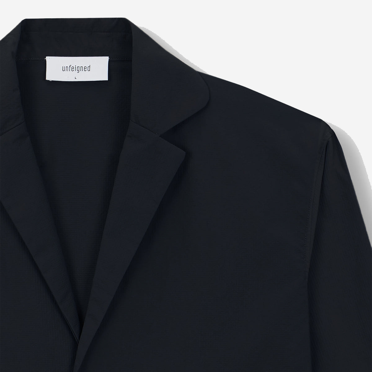 Smart Technical Ripstop Blazer - Dark Navy