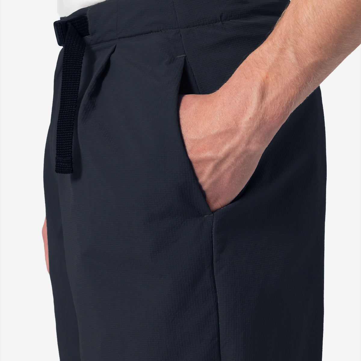 Smart Technical Ripstop Pants - Dark Navy