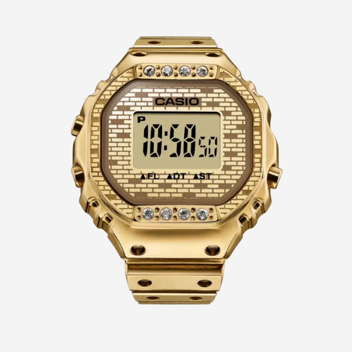 x  J Balvin CRW-001JB-9 Casio Ring Watch - Gold