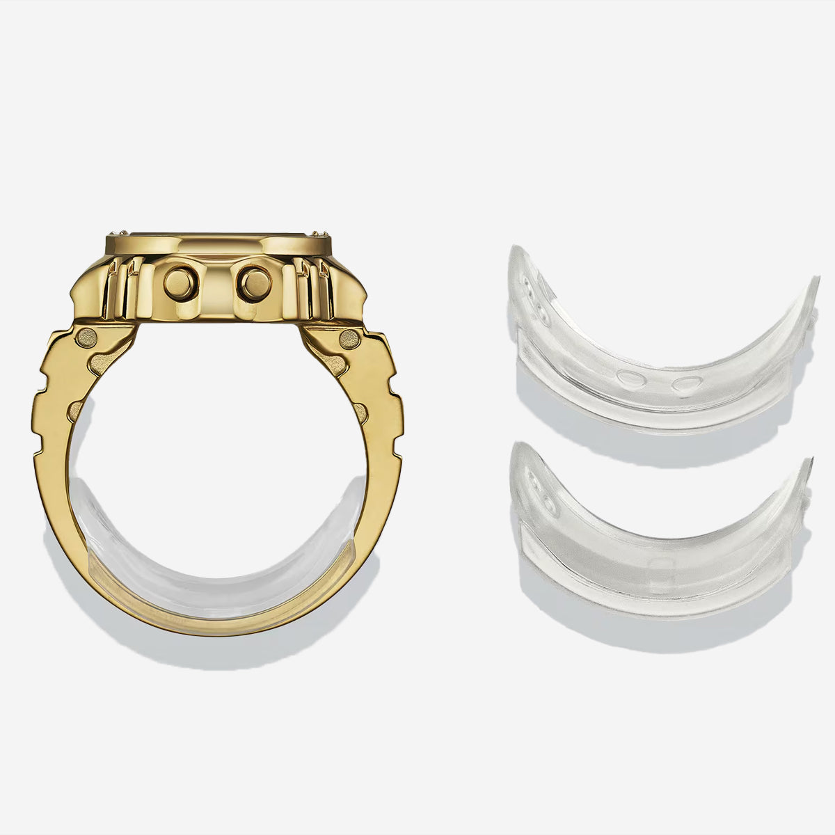 x  J Balvin CRW-001JB-9 Casio Ring Watch - Gold