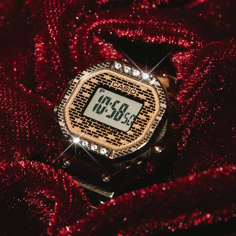 x  J Balvin CRW-001JB-9 Casio Ring Watch - Gold