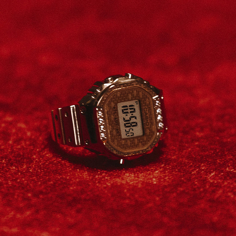 x  J Balvin CRW-001JB-9 Casio Ring Watch - Gold