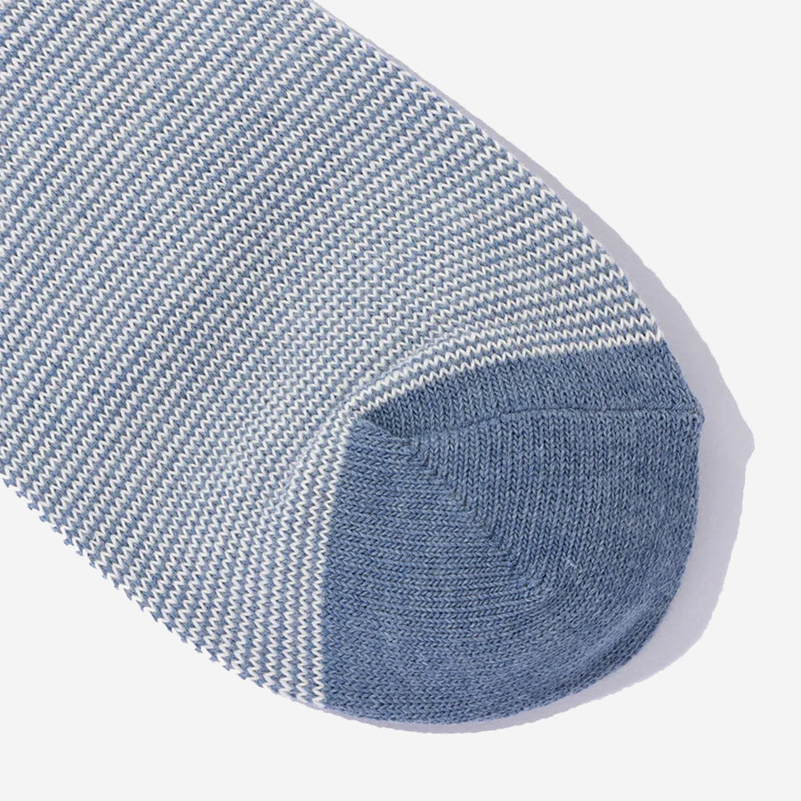 American Rib 3-Pack Crew Socks - Indigo