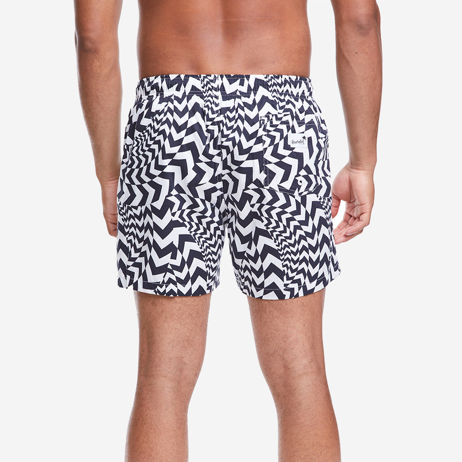 Mid Length Swim Shorts - Hazard