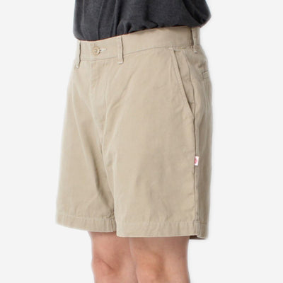 Cotton Oxford Shorts - Beige