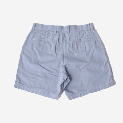 Cotton Oxford Shorts - Sax Blue