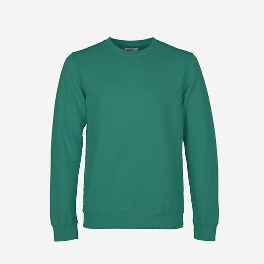 Classic Organic Crew Sweatshirt - Pine Green
