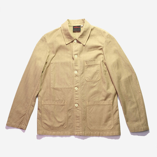 Chore Jacket - Cotton/Linen Herringbone - Wood