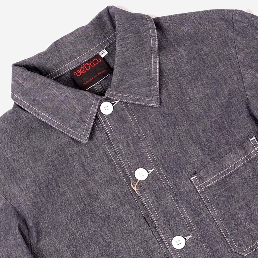 Chore Jacket - Washed Chambray - Denim