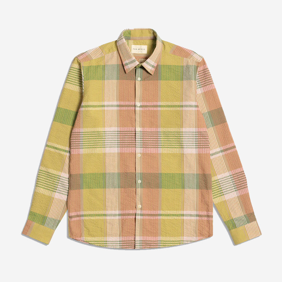 Classic Check Seersucker Shirt - Multi-Colour