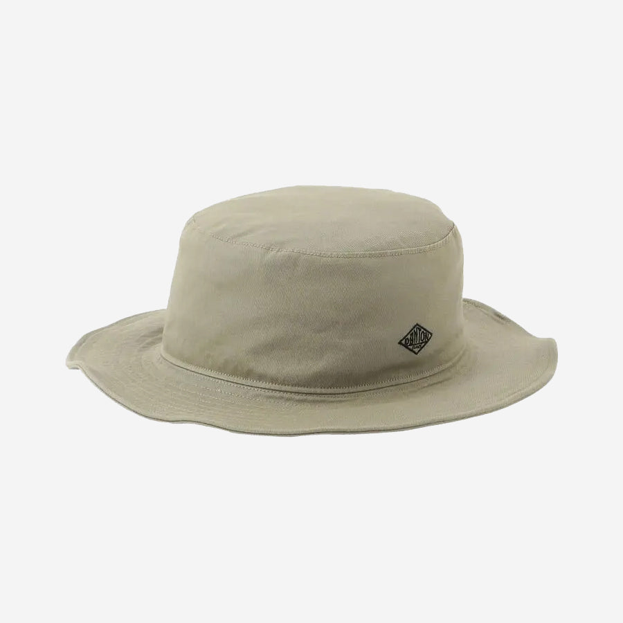 Cotton Twill Adjustable Jungle Bucket Hat - Olive Green