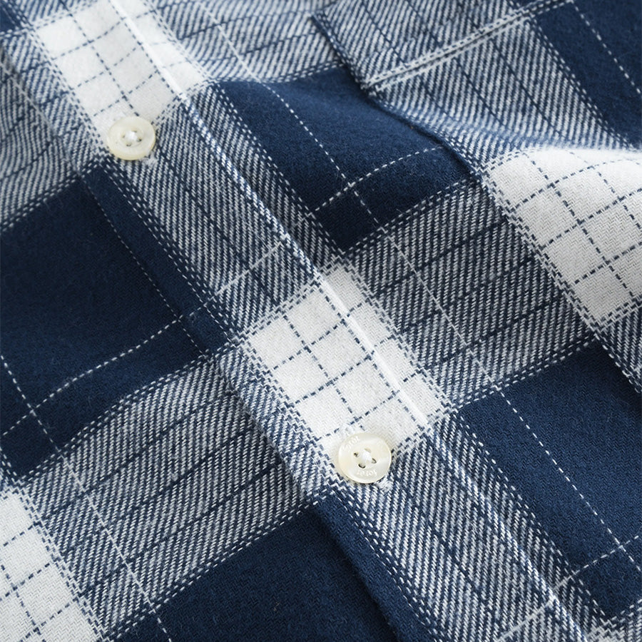 Dale Flannel Shirt - Navy