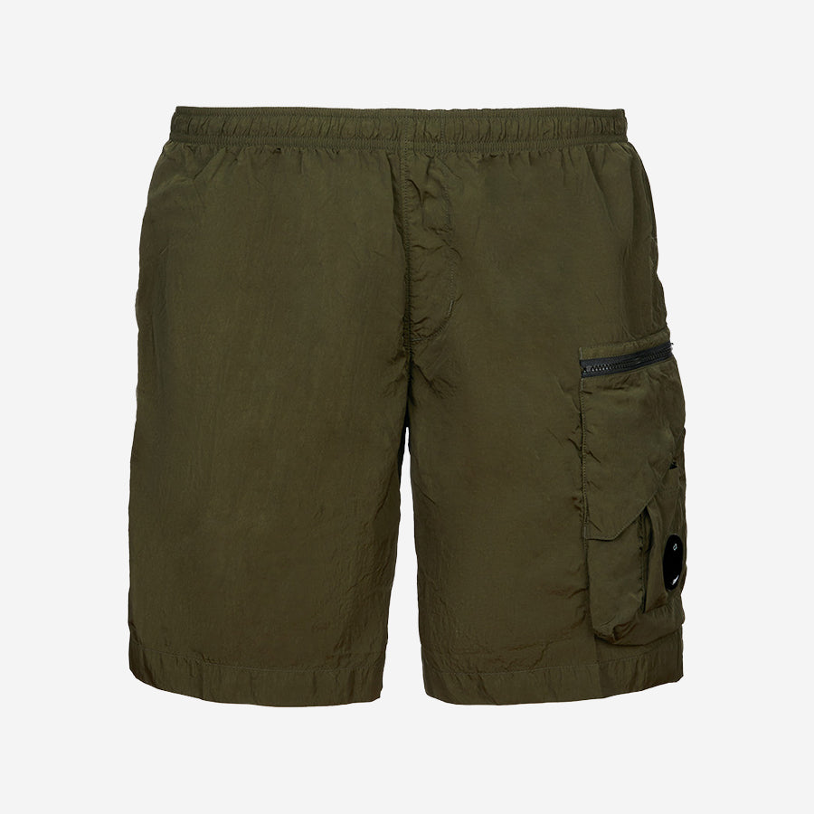 Eco-Chrome R Utility Lens Swim Shorts - Ivy Green