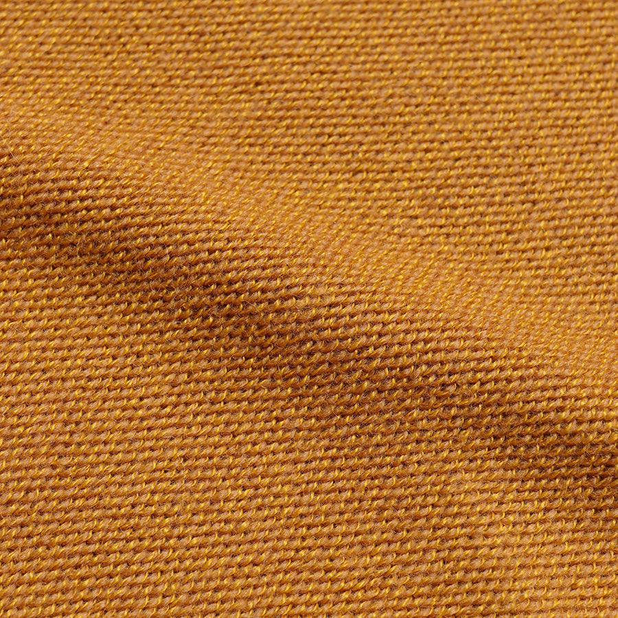 Essa Merino Wool Zipper Cardigan - Tinsel Gold