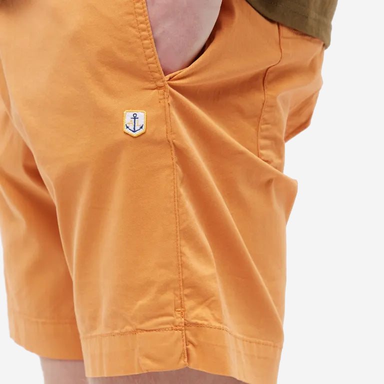 Heritage Drawstring Easy Shorts - Rusty Orange