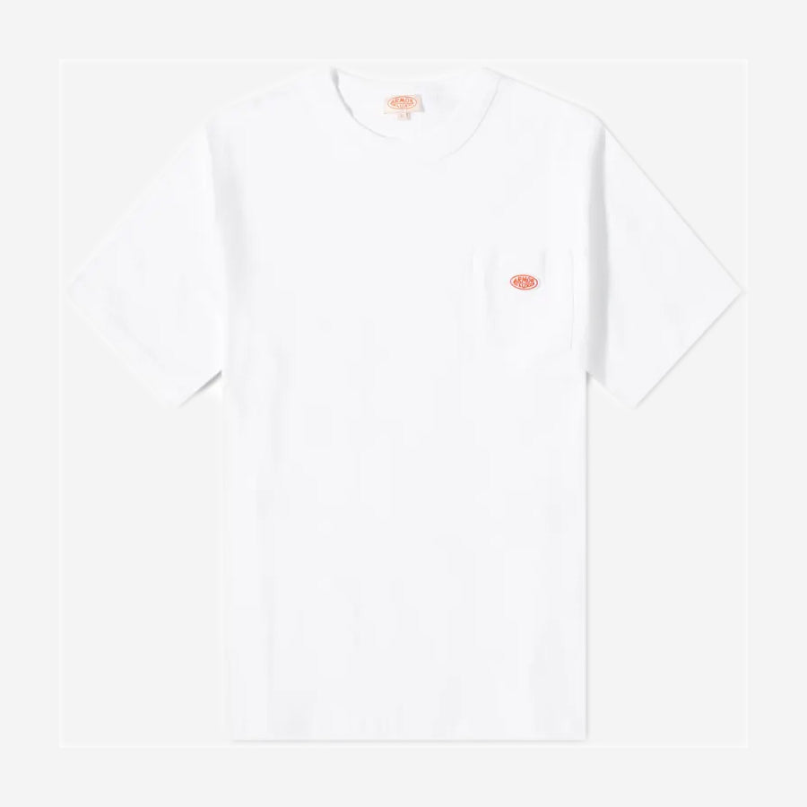 Heritage Logo Pocket T-Shirt - White