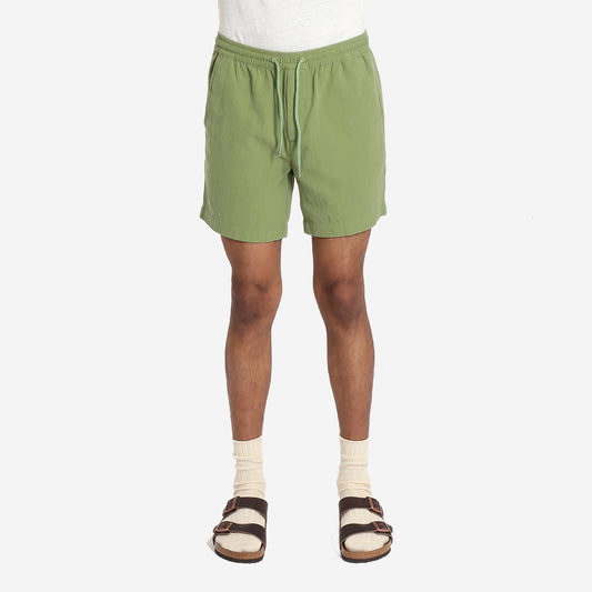 House Seersucker Easy Shorts - Turf Green