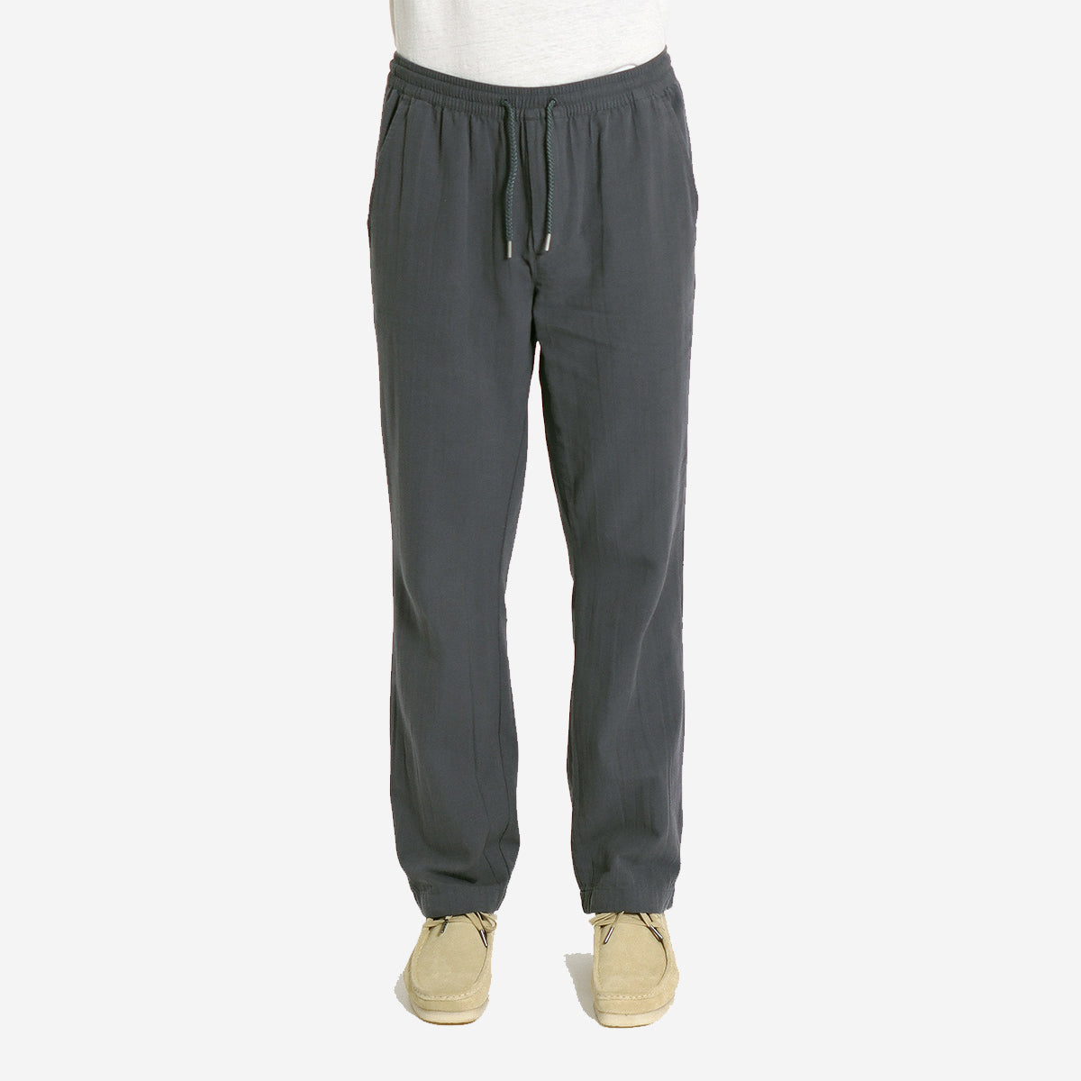 House Seersucker Easy Trouser - Blue Night