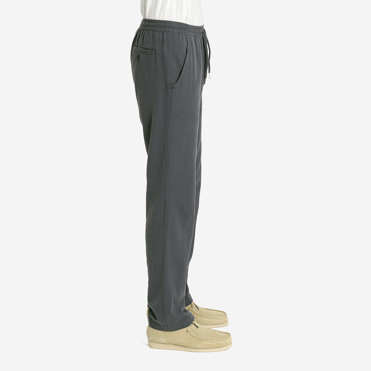 House Seersucker Easy Trouser - Blue Night