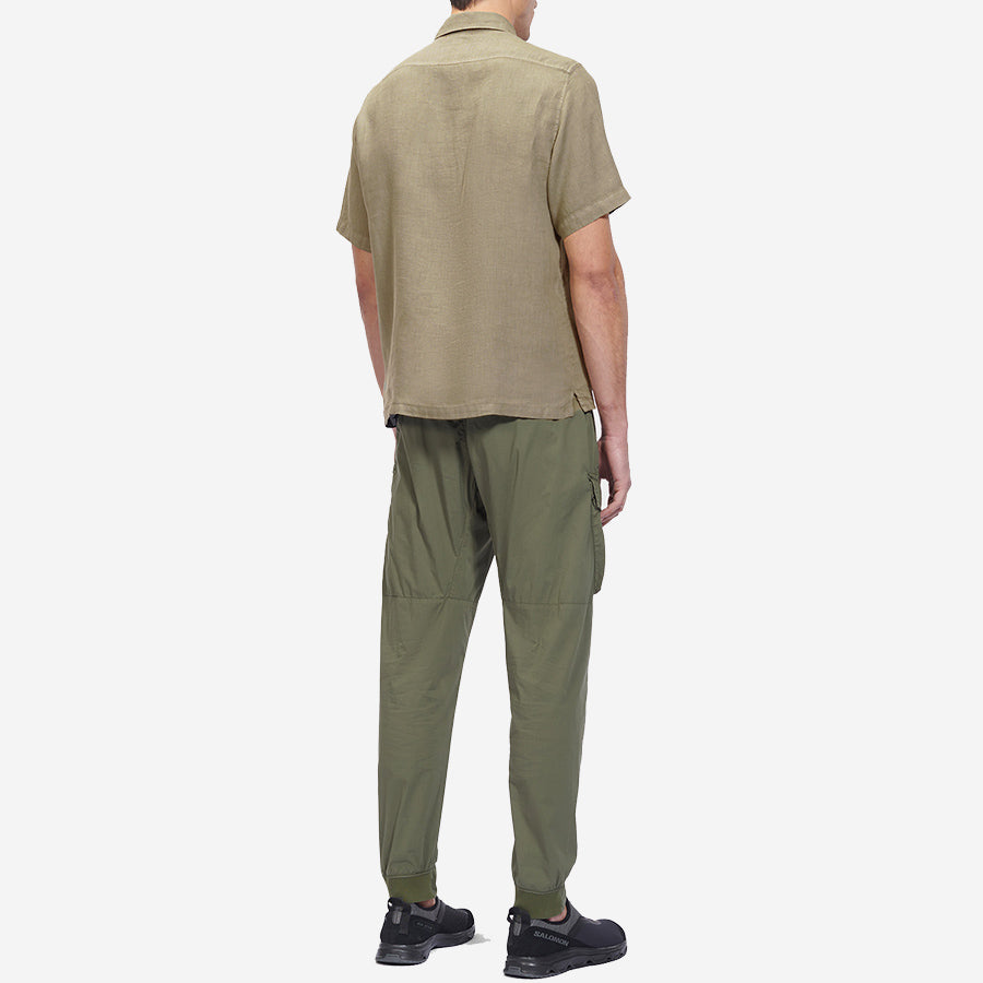 Lino Pockets Shirt - Cobblestone