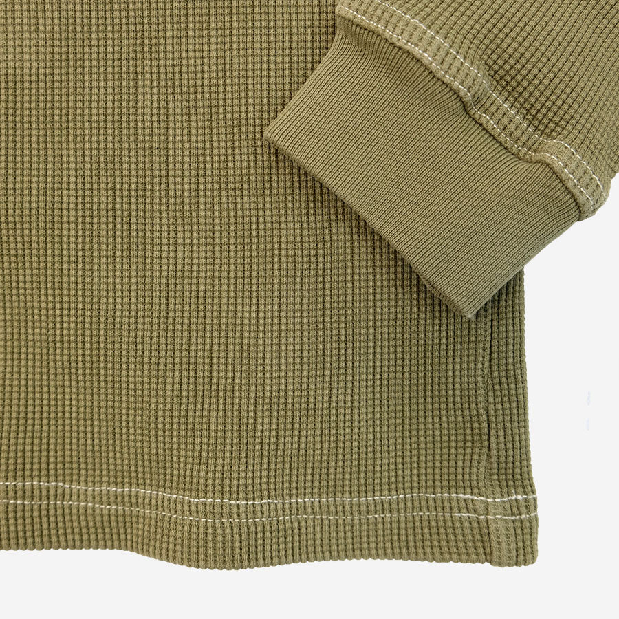 3Sixteen - Long Sleeve Thermal Knit - Olive Green (MG AFR Exclusive)