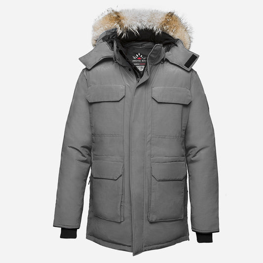 Arctic Bay - Nunavut Long Parka - Steel Grey