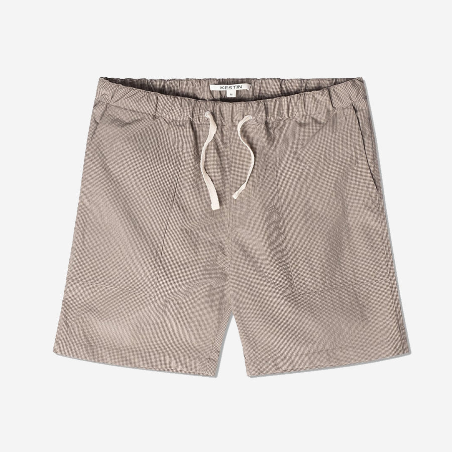 Pease Fatigue Easy Shorts - Sand/Olive Check