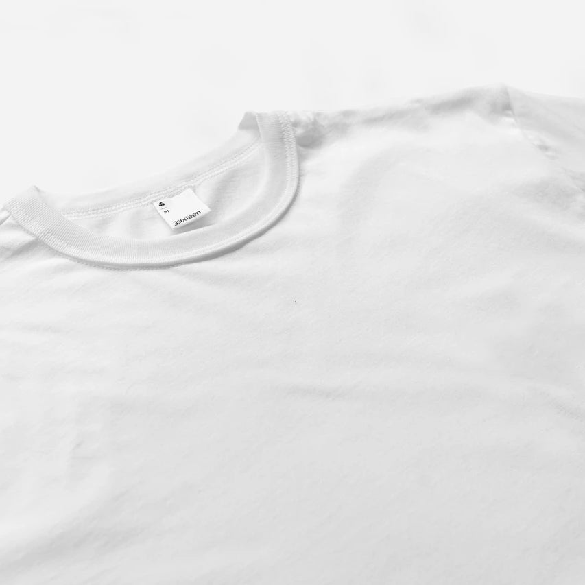 Pima Cotton Plain T-Shirt - White