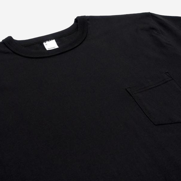 Pima Cotton Pocket T-Shirt - Black