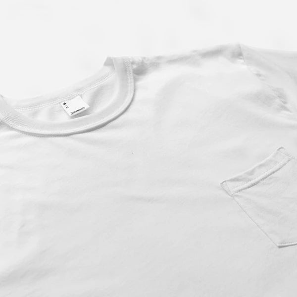 Pima Cotton Pocket T-Shirt - White