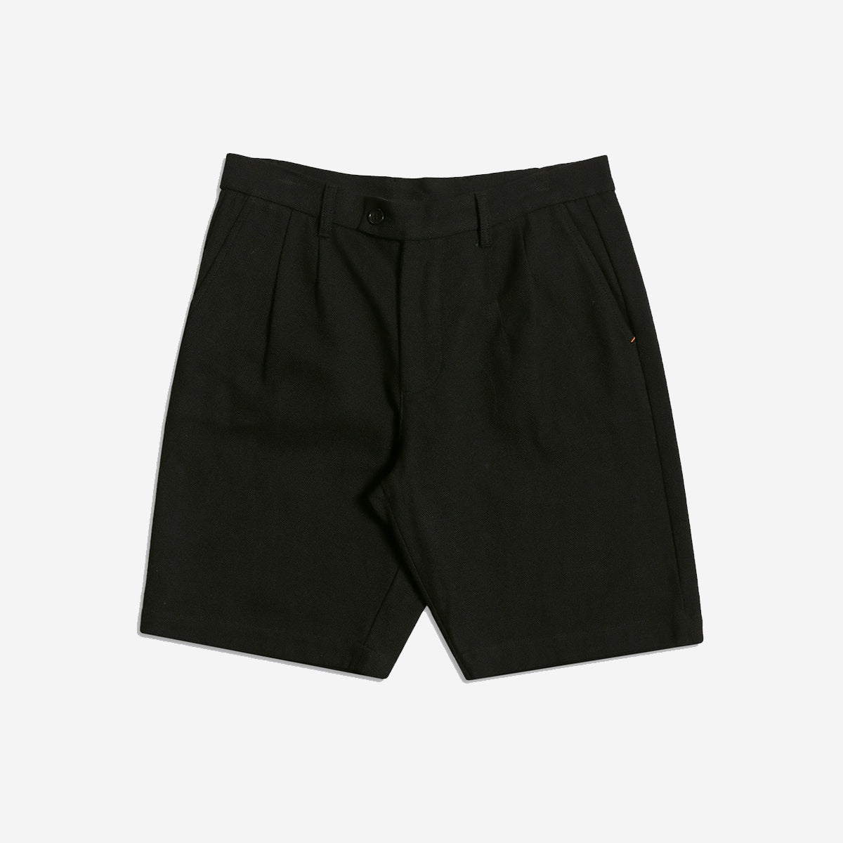 Pleated Shorts - Meteorite Black