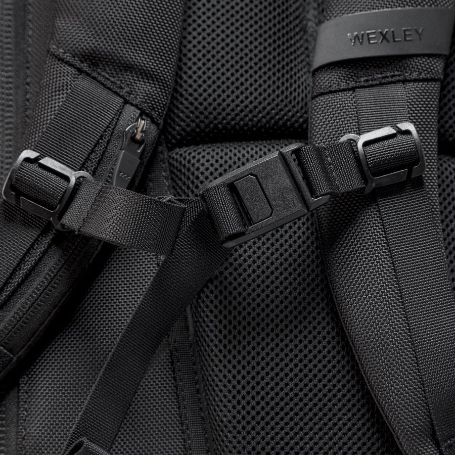 Spark Rolltop Backpack - Cordura® Ballistic Nylon - Black