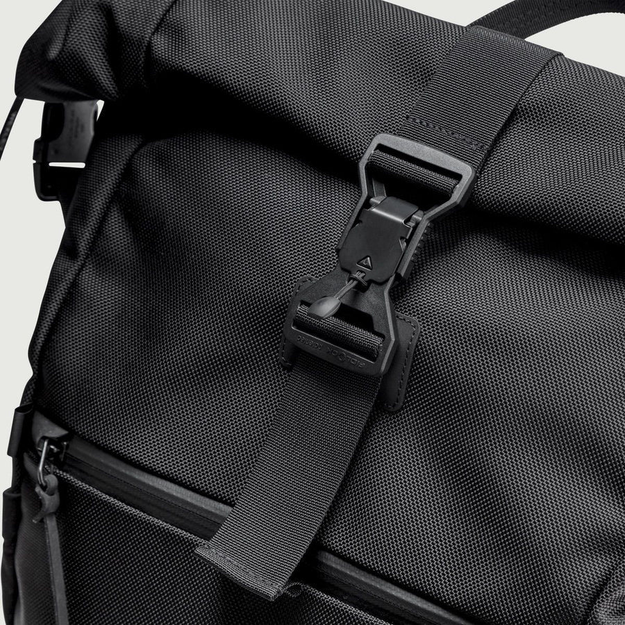 Spark Rolltop Backpack - Cordura® Ballistic Nylon - Black