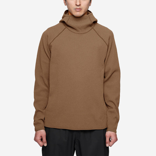 Light Waffle L/S Hoodie - Desert Taupe