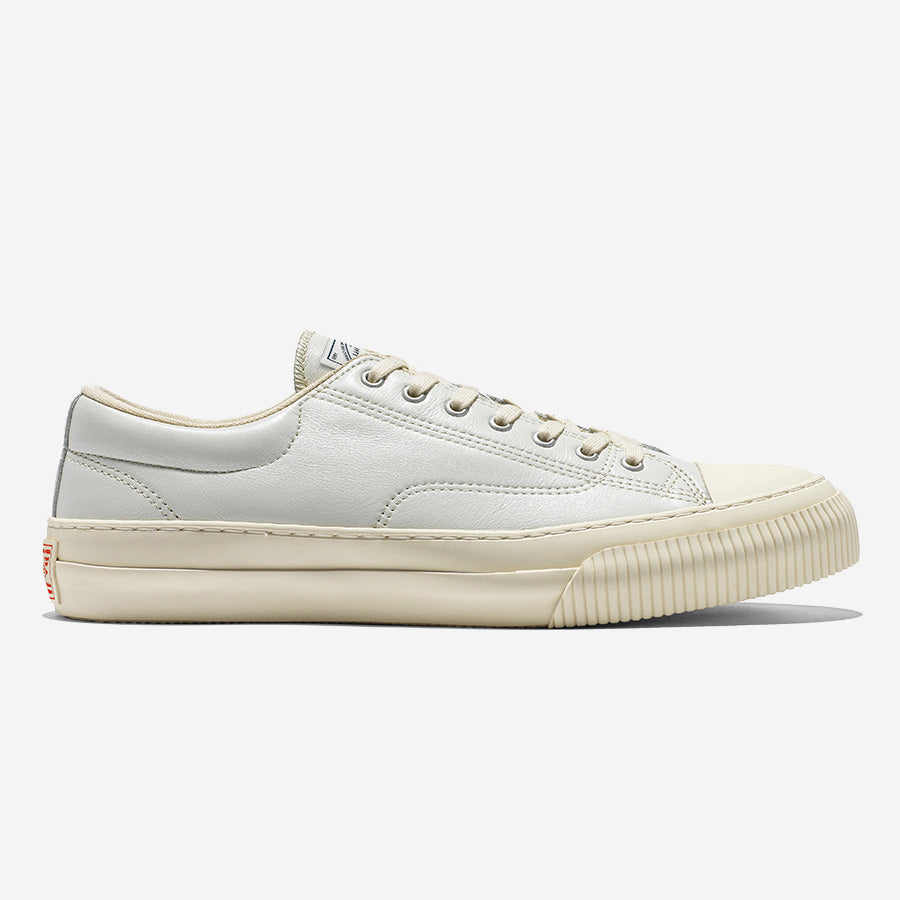 Military Standard Leather Low Sneaker - Off White